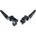 LSR LEVER SET BLACK BIG TWIN 96-16 XL 96-03 W/CABLE CLUTCH