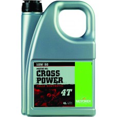 CROSS POWER MOTOR OIL 10W50 4T 4L (4/CASE  SOLD EA)