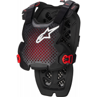 A-1 CHEST PROTECTOR ANTHRACITE/BLACK/RED  MD/LG