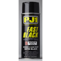 FAST BLACK ENGINE PAINT SATIN BLACK 12OZ