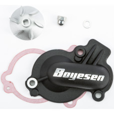 WATERPUMP COVER & IMPELLER KIT BLACK