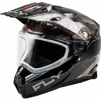 TREKKER CW CONCEAL HELMET DUAL SHLD BLACK/GREY/WHITE 2X