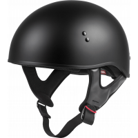 HH-45 HALF HELMET NAKED MATTE BLACK LG