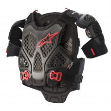 A-6 CHEST PROTECTOR BLACK/ANTHRACITE MD/LG
