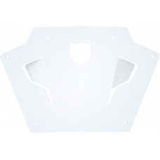 FRONT SPORT BUMPER SKID PLATE WHITE POL