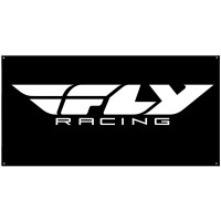 RACING BANNER BLACK 3' X 6'