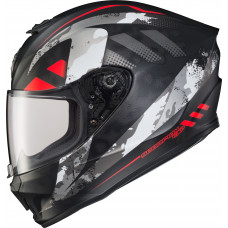 EXO-R420 FULL-FACE HELMET DISTILLER BLACK/RED MD