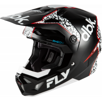 FORMULA CP DBK HELMET BLACK/WHITE/RED LG