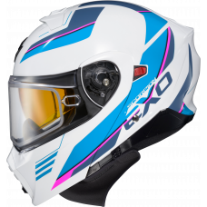 EXO-GT930 COLD WEATHER HELMET MODULUS WHT/BLU 2X (DUAL PANE)