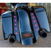 3-PIECE FENDER KIT DUAL OUTLET BLACK LICENSE FRAME/STRETCHED