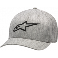 AGELESS CURVE HAT GREY HEATHER/BLACK LG/XL