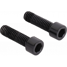 DUAL DRILL CAP SCREWS M6X20-2PCS BLACK