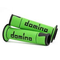 A450 ROAD RACING GRIPS GREEN/BLACK PAIR