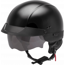 HH-75 HALF HELMET BLACK 2X