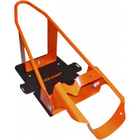 MOTORCYCLE COMBO FRONT CHOCK WITH REAR RATCHET TIE STRAPS