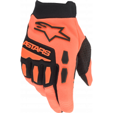 YOUTH & KIDS FULL BORE GLOVES ORANGE/BLACK YL