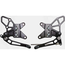 REAR SET COMPLETE BLK KAW