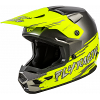 YOUTH KINETIC SURGE HELMET GREY/HI-VIS YS