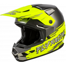 YOUTH KINETIC SURGE HELMET GREY/HI-VIS YM