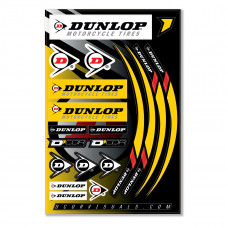 DECAL SHEET 12 MIL DUNLOP DECAL SHEET 12 MIL DUNLOP