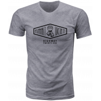 ASPHALT SOCIETY TEE HEATHER GREY SM