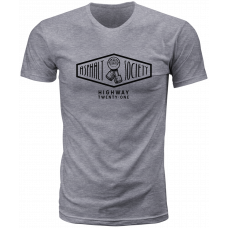 ASPHALT SOCIETY TEE HEATHER GREY SM