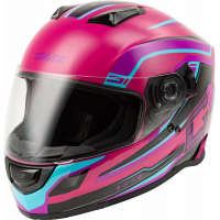 FF-18 DRIFT HELMET PINK/BLUE/BLACK 2X