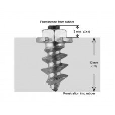 15MM SHOULDER SCREW STUDS QTY 100