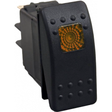 LIGHTED ROCKER SWITCH AMBER