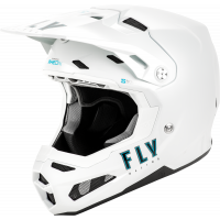 YOUTH FORMULA S CARBON SOLID HELMET WHITE YL