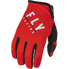 YOUTH WINDPROOF GLOVES BLACK/RED SZ 06