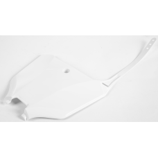 NUMBER PLATE WHITE HON