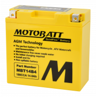 BATTERY MBT14B4 SEALED FACTORY ACTIVATED