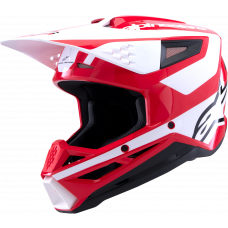 SM3 HEAT HELMET RED/WHITE/BLACK GLOSSY 2X