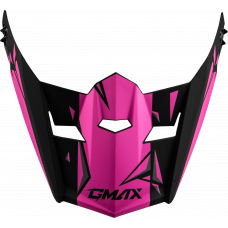 YOUTH MX-46Y UNSTABLE VISOR MATTE BLACK/PINK YS-YL