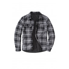 MORPHEUS REVERSABLE JACKET BLACK/PLAID GREY 2X
