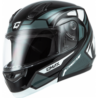 MD-04 SECTOR HELMET BLACK/SILVER 2X