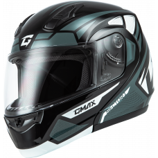 MD-04 SECTOR HELMET BLACK/SILVER 2X