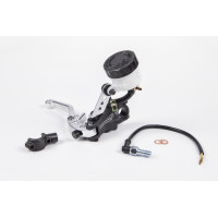 BRAKE MASTER CYLINDER 19MM LEVER SILVER