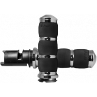 AIR CUSHION CHROME TWIST GRIP