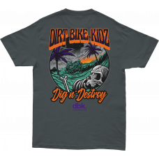 BONEYARD TEE CHARCOAL 2X