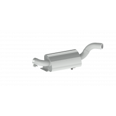 SINGLE SLIP-ON CENTER EXIT W/ PERFORMANCE MUFFLER CF TIP