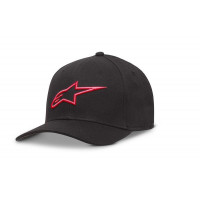 AGELESS CURVE HAT BLACK/RED LG/XL