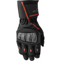 S1 GLOVE BLK/RED LEATHER SM