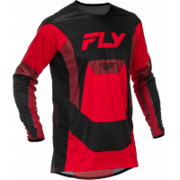 YOUTH LITE JERSEY BLACK/RED YXL