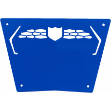 FRONT SPORT BUMPER SKID PLATE BLUE POL