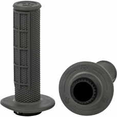 CONTROL MX LOCK-ON GRIPS GREY HALF WAFFLE