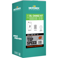 TOP SPEED OIL CHANGE KIT 0.90L 10W/40 KAW