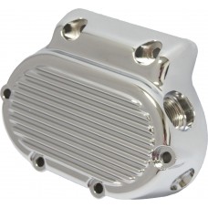 TRANS END COVER 5 SPEED FINNED CHROME BIG TWIN 87-06
