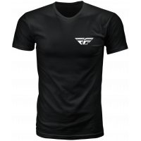 FLY STAPLE TEE BLACK 2X